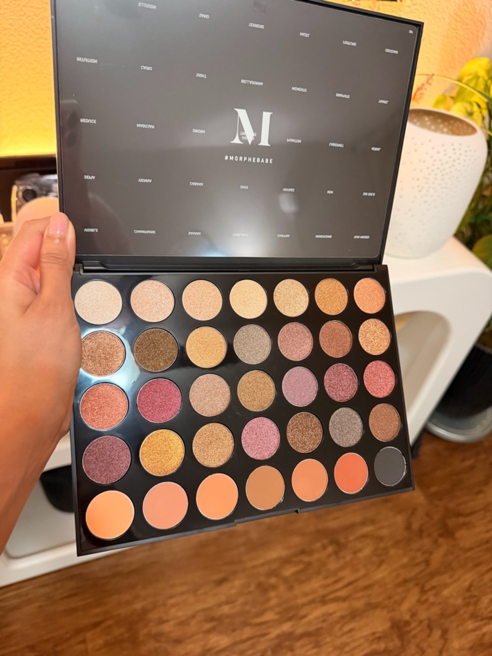 Morphe 35-Color Shimmer & Matte Artistry Eyeshadow Palette